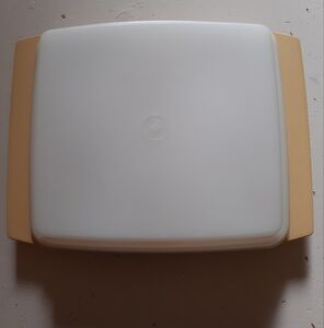 Tupperware White and Yellow Delived Egg Carrier